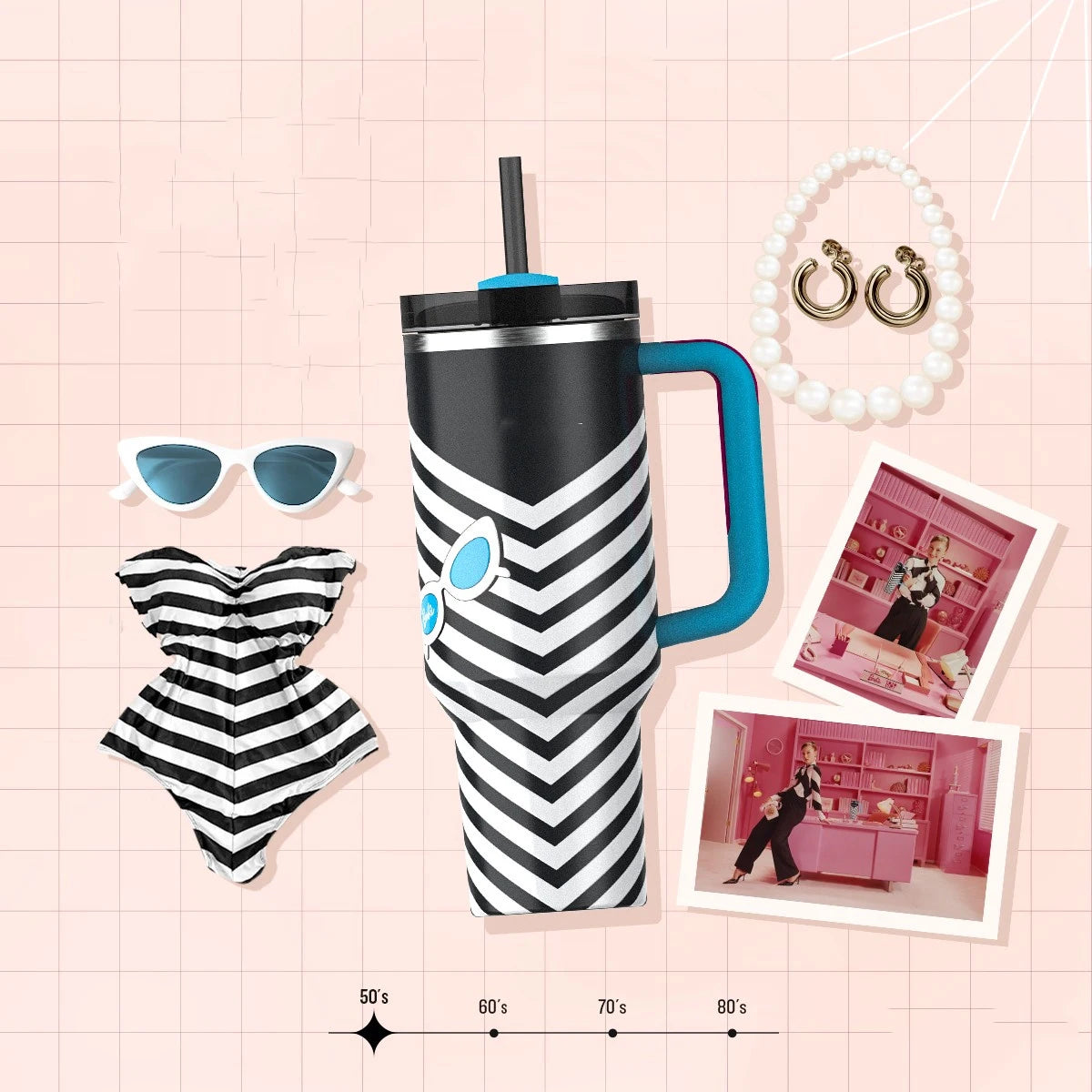 40oz Stainless Steel Vacuum Mug Double Wall Vacuum Water Bottle with Straw Car Cup Insulation Cold Beer Cup Travel Sports Cup