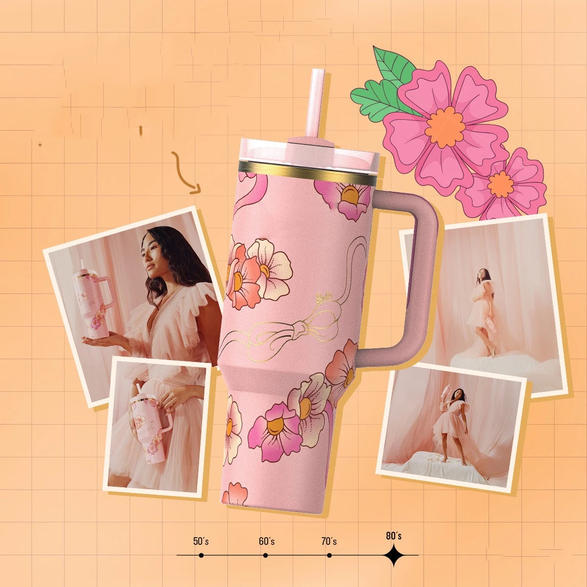 40oz Stainless Steel Vacuum Mug Double Wall Vacuum Water Bottle with Straw Car Cup Insulation Cold Beer Cup Travel Sports Cup